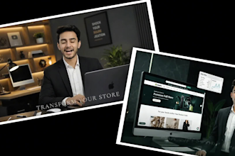 do shopify website design, and build or redesign your shopify store