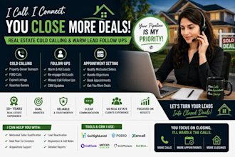 do cold calling, lead generation and appointment setting