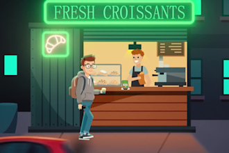 2d character explainer video animation