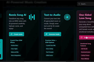 develop ai music app like suno with ai integration