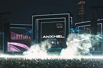 create vj loop concert stage show dj visual led screen loop dj visual led wall
