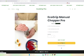 design a high converting shopify single product store