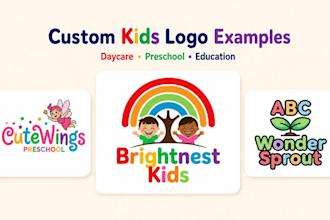 design a kids daycare preschool logo
