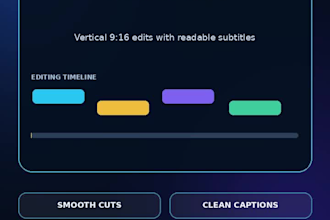 edit videos with smooth cuts, captions and transitions