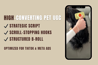 create converting ugc videos for dog and pet brands