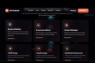 build a modern responsive business website