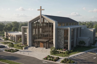 design 3d church, mosque, synagogue, 3d temple, church elevation, worship spaces