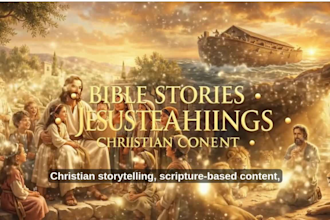 create 3d ai kids animation and ai bible story videos for youtube