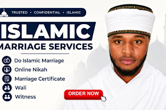 do islamic marriage, online nikah, marriage certificate, wali, witness
