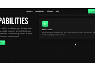 add premium gsap scroll animation for interactive website experiences