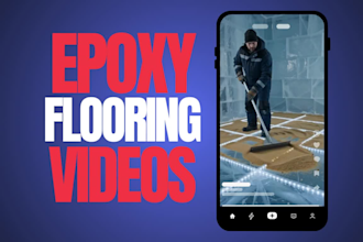 create ai asmr epoxy floor construction and roleplay videos