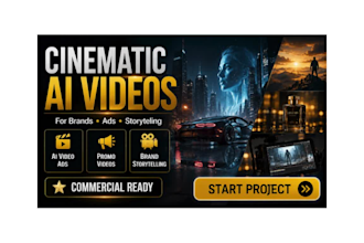 create cinematic ai videos for brands, ads and storytelling