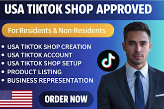 set up usa tiktok shop usa tiktok account for non resisdent