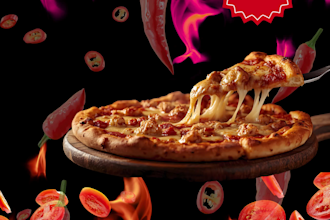 1 I will design high converting food ads banners for social media