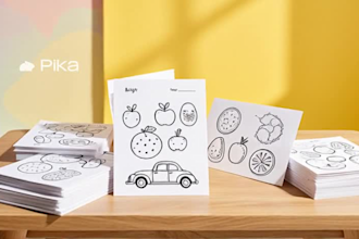design kindergarten and kids learning worksheets