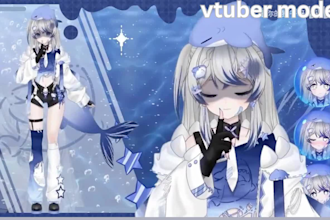 design and rig your live 2d vtuber model and 3d vtuber avatar for vtube studio