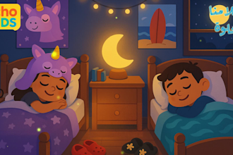 create an original arabic kids or educational song