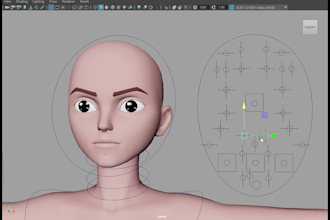 advance 3d facial rigging,rig3d in maya,52 arkit,x sense,animaze character,lips