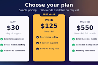be your virtual assistant for email and social media