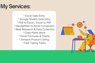 do data entry and copy paste