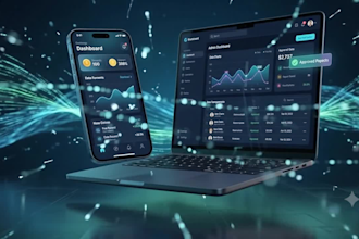 develop a custom earning app and website with admin panel