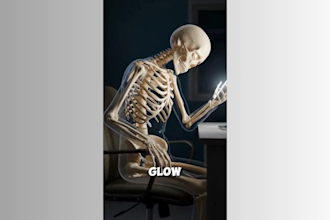 create viral dr data style ai skeleton storytelling animation shorts