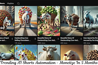 create emotional animal story shorts for viral youtube automation