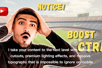 design high CTR thumbnails for slots and viral vlogs