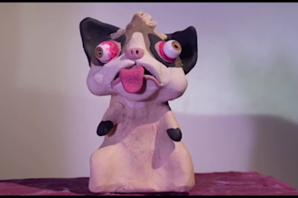 create 3d claymation animation video, character animation, stop motion