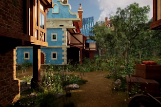 create 3d game environment, unreal engine environment, ue5 environment