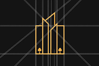 design a complete brand identity with logo, colors, and typography