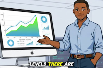 create youtube automation finance videos with 2d animation