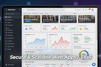 develop a custom laravel web application or saas platform