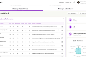 develop a student portal or school management dashboard