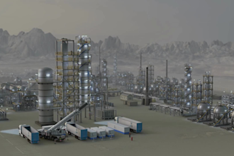 create 3d industrial animation, oil, gas, petrochemical, hydrodemolition video