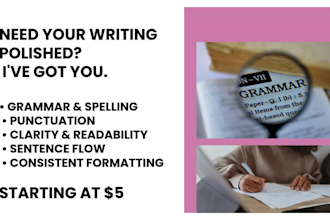 proofread and edit your english content