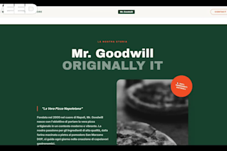 website for pizzeria tailor made for your business