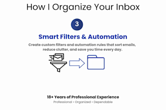 organize and manage your email inbox as a virtual assistant