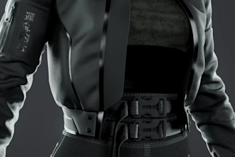 design 3d garment clothing mockup and 3d fashion animation