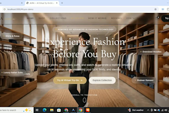 develop a custom clothing fashion ecommerce website