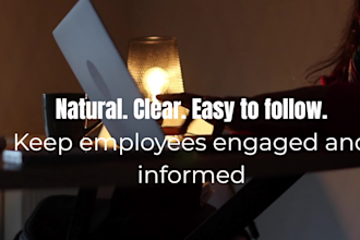 record a professional voice over for HR training and e learning
