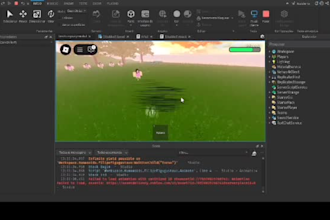fix roblox script, build roblox game mechanics, combat system, gun, ai system