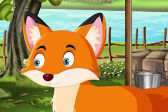 create 2d cartoon story animation for youtube