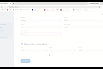 build a professional sales forecasting dashboard with python