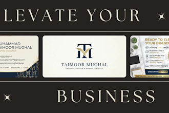 be your expert graphic designer for all branding
