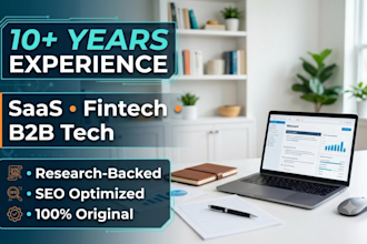 write premium b2b saas and fintech content, whitepapers