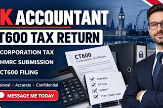 ct600 uk accountant uk tax return corporation tax hmrc submission ct600 filing
