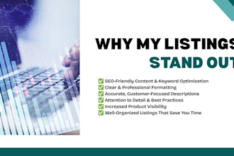 do amazon listing and description writing