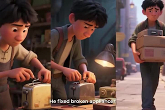 create short ai kids film 3d kids animation ai animation creator pixar ai story