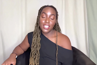 record a calming guided meditation, american female voice over